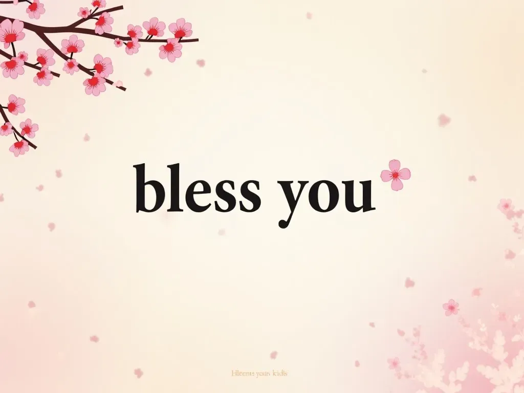 bless you 意味